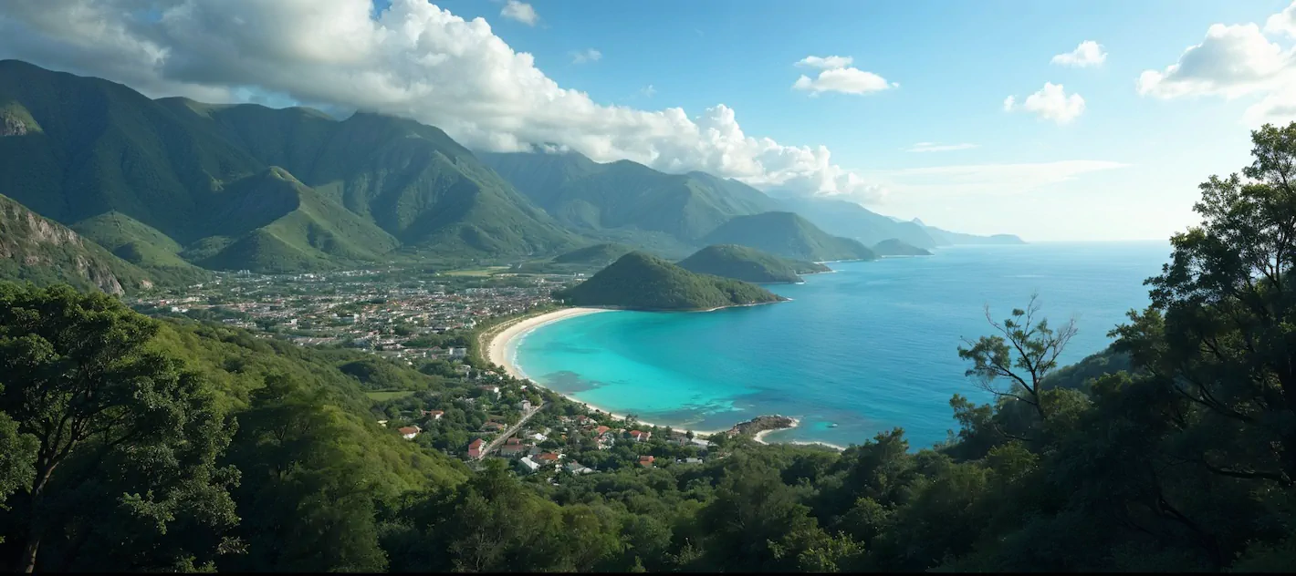 vue antilles guyane ile mer caraibes 1 - Giordano R Energy - energies renouvelables au service du confort et de la planète - L'énergie renouvelable aux Antilles et en Guyane